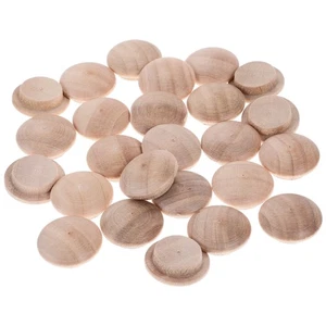 25 PCS Wooden Cover Furniture Finishing Plug Plugs for Screw Holes Button - Picture 1 of 12