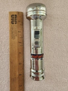 Linterna vintage SAFARI LITE Burgess EE. UU. FUNCIONA - En excelente estado RARA - Imagen 1 de 5