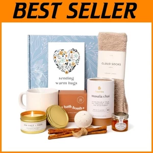 Cozy Tea Gift Box Set for Women - Get Well Soon Care Package - Picture 1 of 9