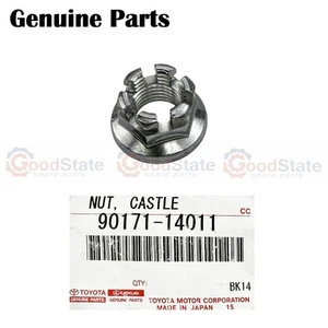 Genuine Previa GSR50 AHR20 ACR50 RAV4 ACA30 RH Front Lower Ball Joint Castle Nut - Picture 1 of 2