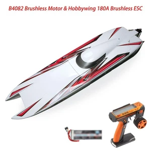135KM/H RC Racing Boat DTRC E33 Fiber Glass High Speed Ship Model Metal Hardware - Picture 1 of 10