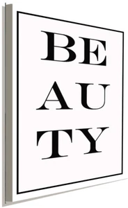 Beauty Schwarz Weiß Leinwandbild AK ART Kunstdruck Wandbild Wanddeko - Bild 1 von 4