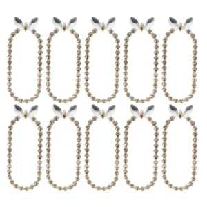 10 Pcs Mobile Phone Case Accessories Camera Lens Cover Beaded Charm - Zdjęcie 1 z 12