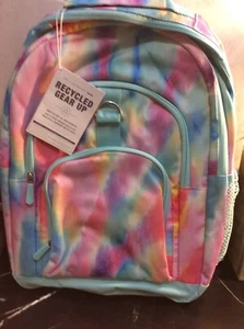 Pottery Barn Teen Gear UP XL Backpack Watercolor Rainbow Tie-Dye No Mono NWT! - Picture 1 of 1