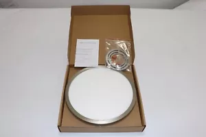 WAC LIGHTING FM-11RN-930-BN 11" LED ROUND CEILING LIGHT, 3000K BRUSHED NICKEL - Picture 1 of 5