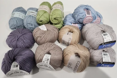 Mixed lot of luxury yarns, 18 balls, handwash. - Image 1 of 4