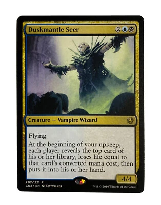 DUSKMANTLE SEER - CONSPIRACY - MTG MULTICOLOR CREATURE RARE NM - Image 1 of 4