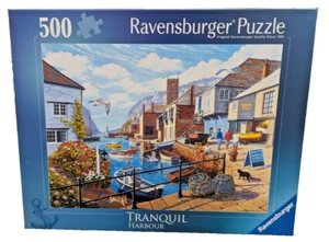 Ravensburger Tranquil Harbour 500 Piece Jigsaw Puzzle - Picture 1 of 2