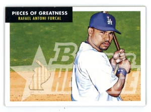 2007 BOWMAN HERITAGE RAFAEL FURCAL PIECES OF GREATNESS BAT DODGERS - Picture 1 of 2