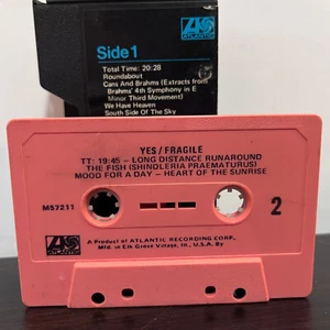 YES - Fragile (Pink Tape, Hard Shell Case) (1972) - Cassette Tape - EX - Picture 1 of 5