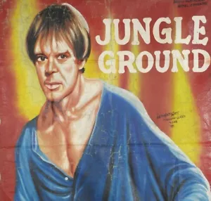 Ghana Filmplakat handbemalt afrikanisches Kino Mehlsack DSCHUNGELBODEN - Bild 1 von 2