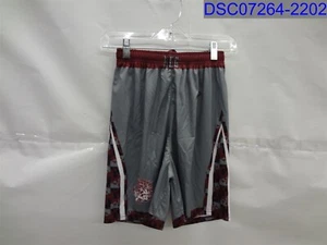 All Pro Team Sports Youth Large Gray and Maroon Lacrosse Shorts - Picture 1 of 5