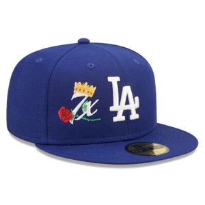 Corona azul de los Dodgers de Los Ángeles 7x de la Serie Mundial Campeones Nueva Era 59FIFTY - Imagen 1 de 5