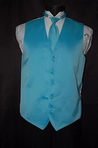 Chaleco esmoquin espina de arenque mediano alto esmoquin euro corbata adj. Boda de espalda completa 2 - Imagen 1 de 1