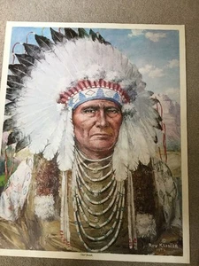 Póster del jefe Joseph. PRECIO DE VENTA $40.00 (envío en Navidad  - Imagen 1 de 4