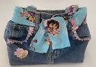 Dora The Explorer denim Wrangler jeans filles sac à main matériau doublure ceinture arc
