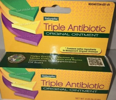 TRIPLO ANTIBIÓTICO POMADA ORIGINAL 0,33 oz-Novo em folha-ENVIO N 24 HORAS - Imagem 1 de 4