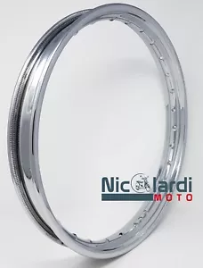 Cerchio 1.50 X 21 per Ciclomotore e Moto D'epoca a 36 Raggi Acciaio CROMATO - Foto 1 di 2