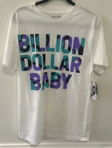 NWT Billion Dollar Baby Men's Graphic Print T-Shirt White Size Medium NEW - Picture 1 of 4