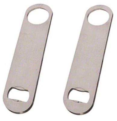 Large Flat Stainless Steel Speed Bottle Cap Opener Remover Bar Blade set of 2 - Image 1 of 3
