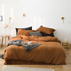 King Pumpkin Color Comforter Set Rust Bedding Comforter Set Burnt Orange Soft Br