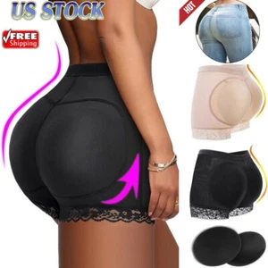 Women Hip Enhancer Padded Underwear Buttock Panties FAKE ASS Butt Lifter Shaper - Picture 1 of 26
