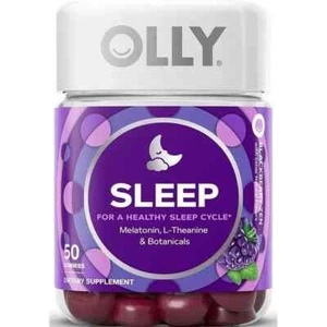 Olly Restful Sleep Melatonin L-Theanine Blackberry Zen - 50 Gummies EXP: 01/2026 - Picture 1 of 2