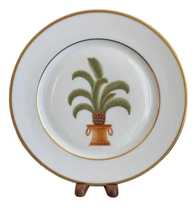 Limoges William Yeoward Palm Collection 12" handbemalt Porzellan Ladegerät Teller - Bild 1 von 6