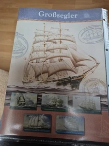Gedenkset Schmuckblatt Schiffe Segelschiffe Großsegler - Bild 1 von 1