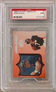 1998 Playoff Absolute SSD Hobby #1 John Elway PSA 9 POP 1 (highest graded) - Picture 1 of 2