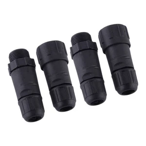 2set 4 Pin Male & Female Plugs Extension Cable Connector Plug Socket Car Boat - Picture 1 of 7