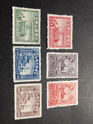 Central PRC 6L57-6L62 NGAI 1949 Compl Liberation Hankow - Image 1 of 2