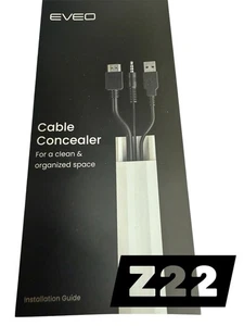 153" EVEO Cable Concealer- Cable Hider- Paintable Cable/Wire Concealer - Picture 1 of 1