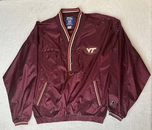 Virginia Tech Vintage 1990s Pullover Windbreaker Jacket XL (8014) - Picture 1 of 6