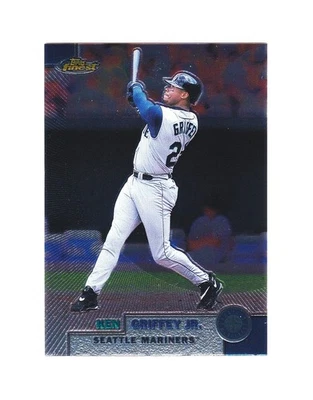 KEN GRIFFEY JR 1999 TOPPS FINEST BASEBALL CARD SEATTLE MARINERS #200 HOF - Image 1 of 2