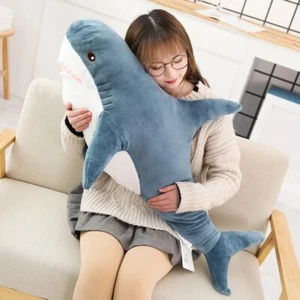 100cm BLAHAJ Shark Soft Large Plush Toy Stuffed Animal Toy Kids Xmas Gift - Picture 1 of 6
