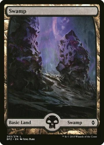 Swamp 263 FULL ART Battle for Zendikar Near Mint NM MTG Magic DNA GAMES - Image 1 of 1