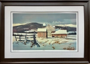 Gerald Lubeck "Changing Seasons" Hand Signed Limited Edition Framed Farm Art NEW - Picture 1 of 5