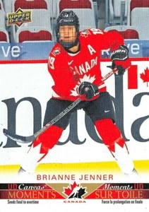  2021-22 UD Tim Hortons Canvas Moments #CM-5 Brianne Jenner - Foto 1 di 2