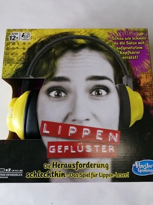 Hasbro Gaming Lippengeflüster Erwachsenenspiel Partyspiel für 4-8 Spieler - Bild 1 von 2