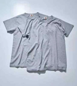 SAMURAI JEANS SJ2PST-CREW crew neck 2 pack t-shirts one-Wash Gray JAPAN JP - Picture 1 of 2