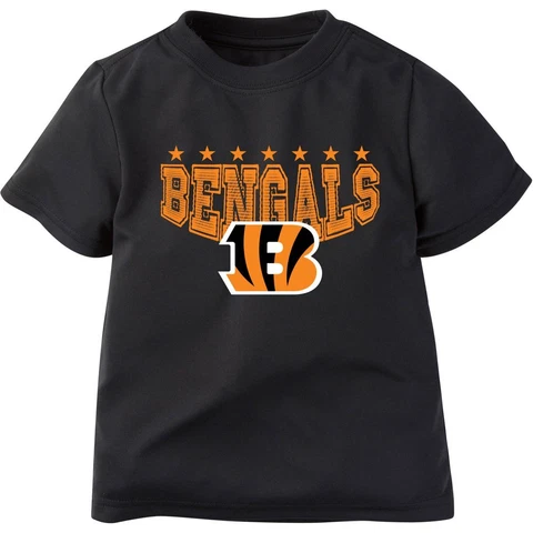 Cincinnati Bengals Performance Baby Toddler Boys Shirt, Gerber NFL Cover