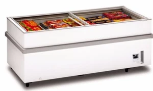 Tiefkühlinsel Impulstruhe Tiefkühltruhe Glasschiebedeckel Breite 2050 mm Snow 20 - Bild 1 von 7