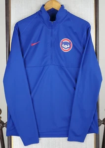 NIKE x CHICAGO CUBS Size Large Mens 1/4 Zip Cooperstown Performance Windshirt - Picture 1 of 14