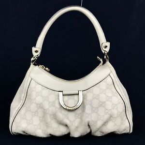 GUCCI Bag Handbag 190525 491403 Abbey GG Pattern Authentic