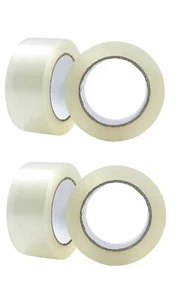 Lot of 4 Clear Packing Tape,2" Wide,2.0mil Thickness,110 Yard (300 Ft) Per Roll - Picture 1 of 5