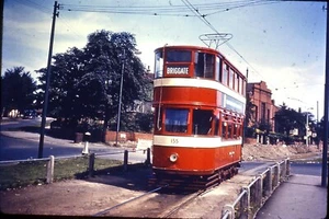 Five 35mm Copy Colour Tram Slides Leeds Tramways Variety - Picture 1 of 5