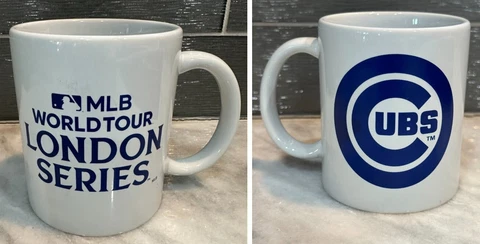 Rare 2023 MLB LONDON SERIES Chicago CUBS Mug Cover