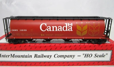 Intermountain HO Scale CNWX Canada Government Cylindrical Hopper Car NIB - Image 1 of 4