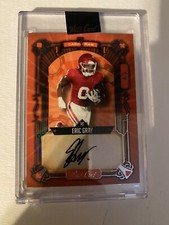 2023 Wild Card 5 Card Draw Orange Auto Eric Gray #4/5 GIANTS